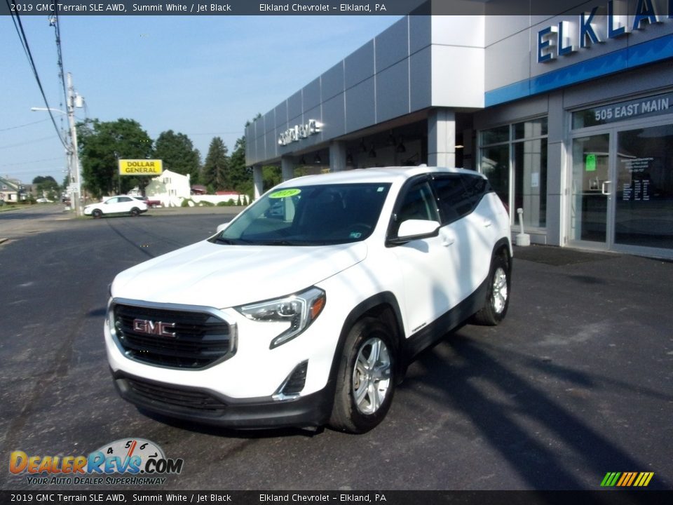 2019 GMC Terrain SLE AWD Summit White / Jet Black Photo #7