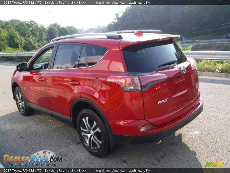 2017 Toyota RAV4 LE AWD Barcelona Red Metallic / Black Photo #12