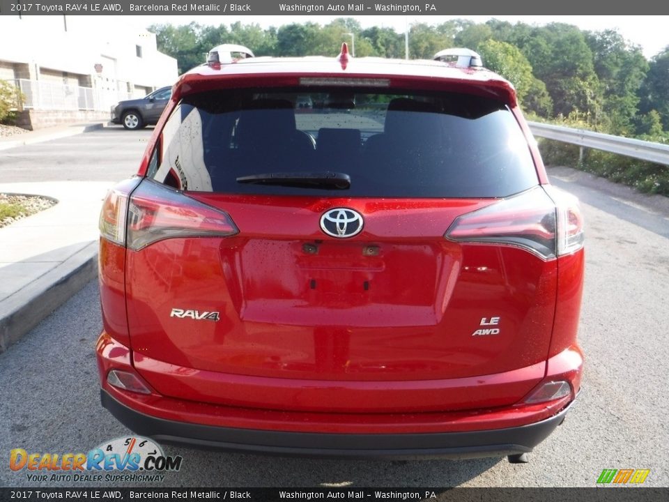 2017 Toyota RAV4 LE AWD Barcelona Red Metallic / Black Photo #13