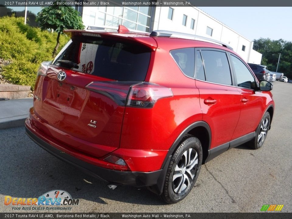 2017 Toyota RAV4 LE AWD Barcelona Red Metallic / Black Photo #14