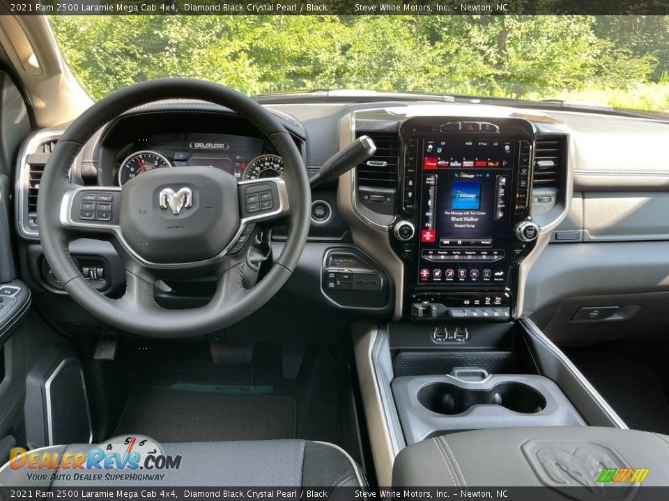 Dashboard of 2021 Ram 2500 Laramie Mega Cab 4x4 Photo #19