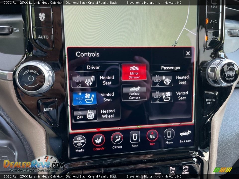 Controls of 2021 Ram 2500 Laramie Mega Cab 4x4 Photo #26