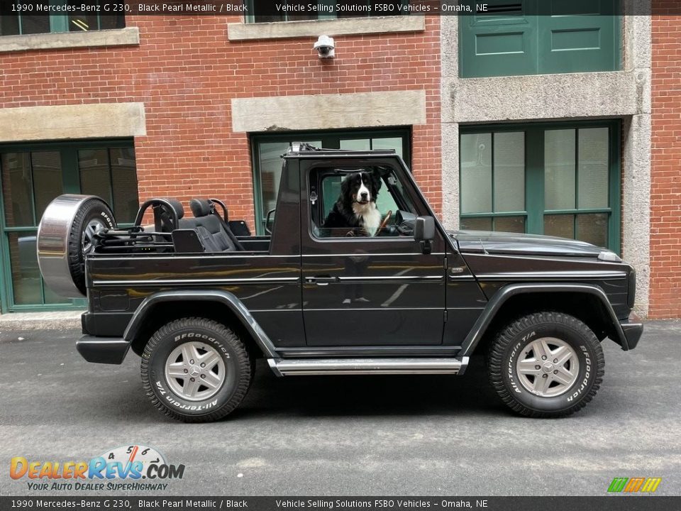 1990 Mercedes-Benz G 230 Black Pearl Metallic / Black Photo #2