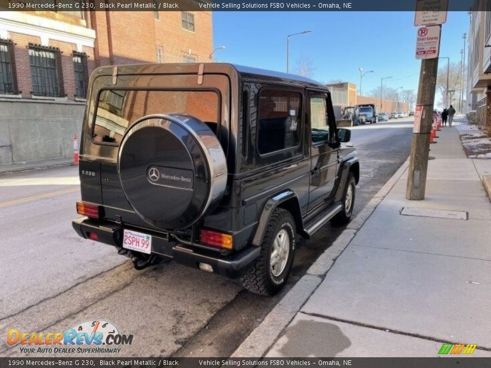 1990 Mercedes-Benz G 230 Black Pearl Metallic / Black Photo #4