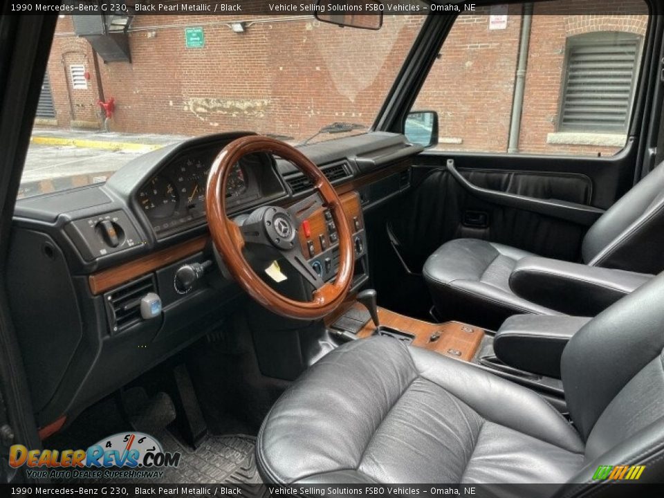 Black Interior - 1990 Mercedes-Benz G 230 Photo #5