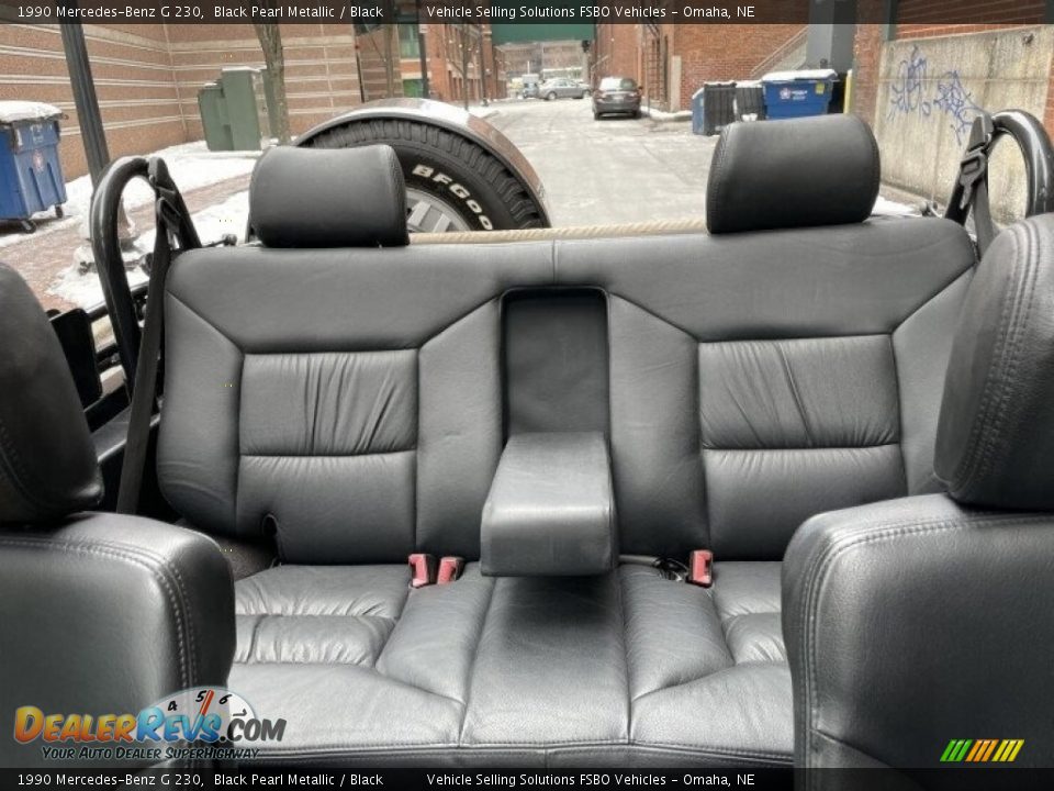 Rear Seat of 1990 Mercedes-Benz G 230 Photo #7