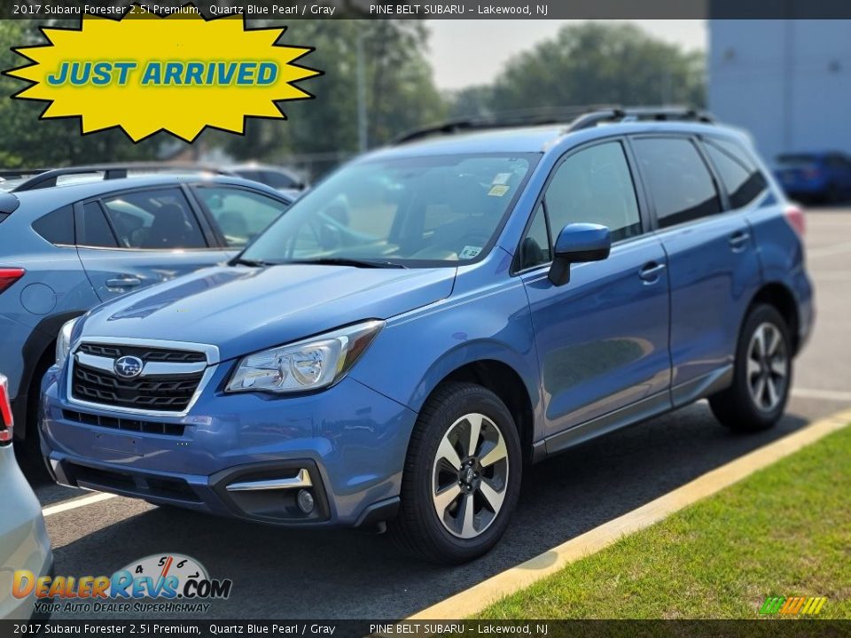 2017 Subaru Forester 2.5i Premium Quartz Blue Pearl / Gray Photo #1