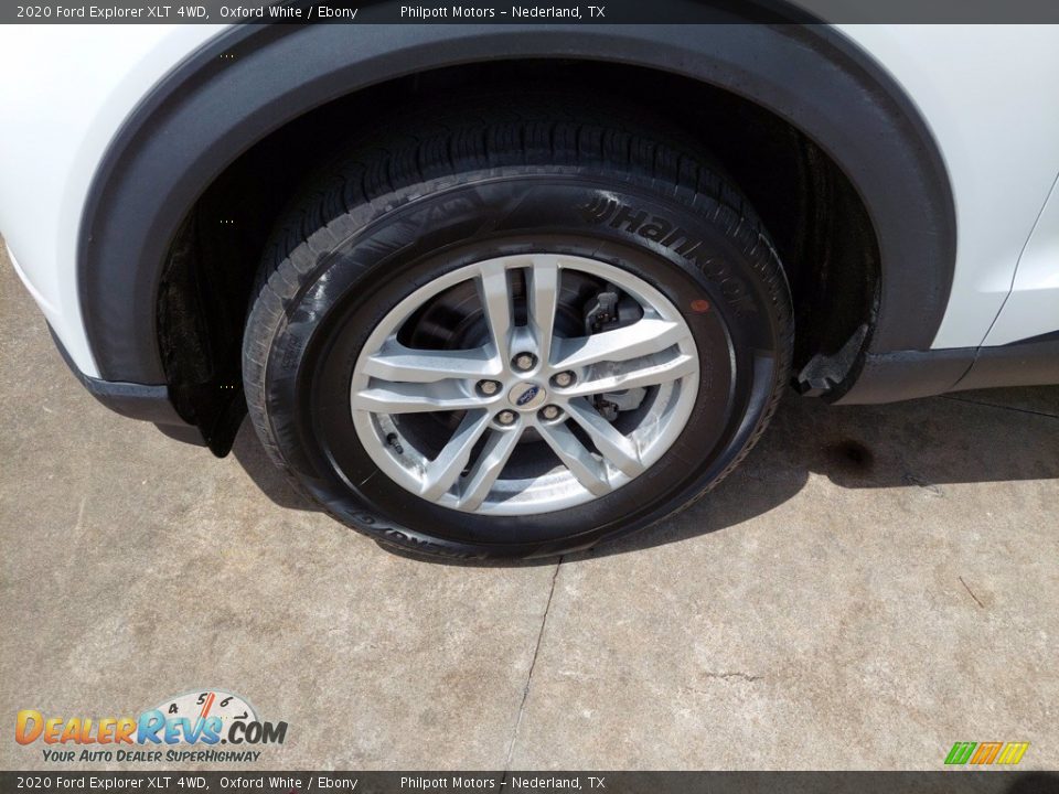 2020 Ford Explorer XLT 4WD Oxford White / Ebony Photo #9