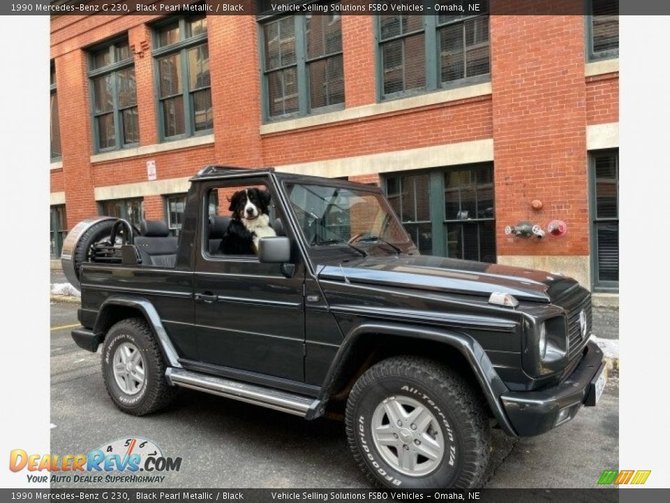 1990 Mercedes-Benz G 230 Black Pearl Metallic / Black Photo #15