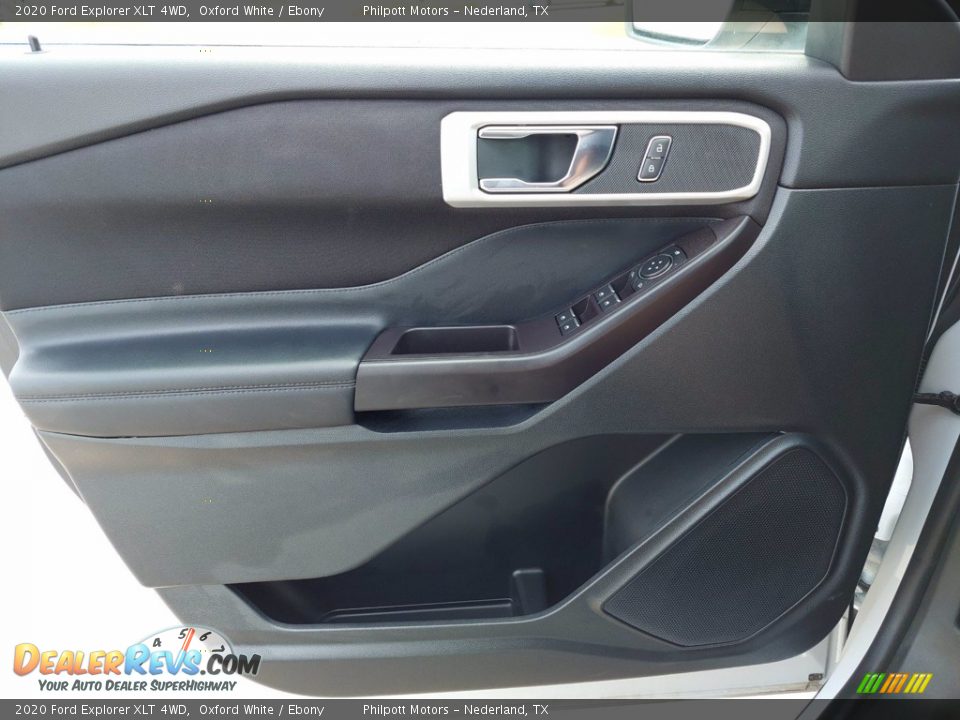 2020 Ford Explorer XLT 4WD Oxford White / Ebony Photo #10