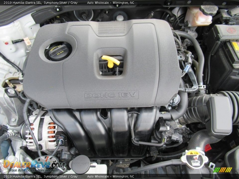 2019 Hyundai Elantra SEL Symphony Silver / Gray Photo #6