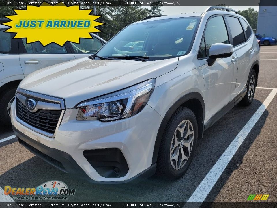 2020 Subaru Forester 2.5i Premium Crystal White Pearl / Gray Photo #1