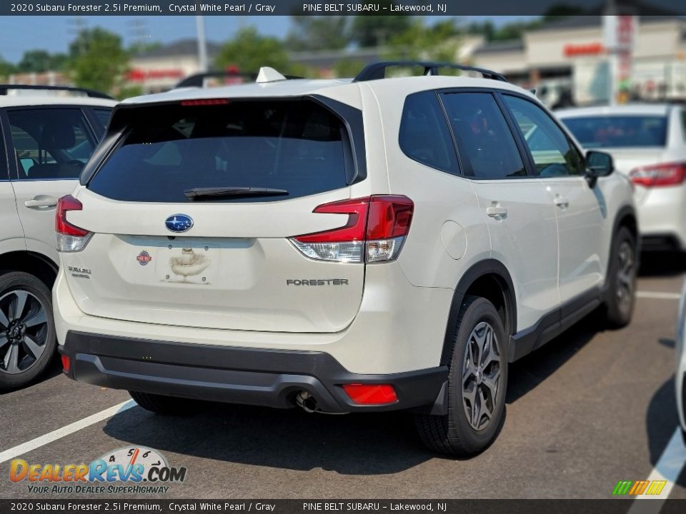 2020 Subaru Forester 2.5i Premium Crystal White Pearl / Gray Photo #2