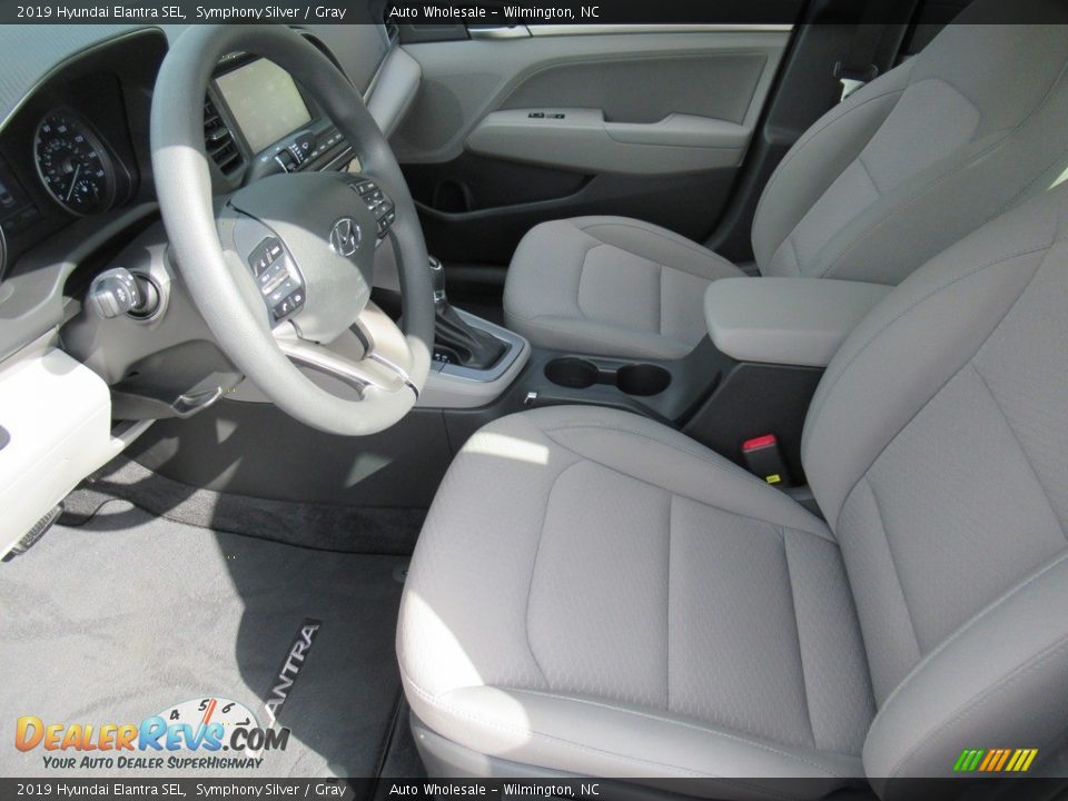 2019 Hyundai Elantra SEL Symphony Silver / Gray Photo #11