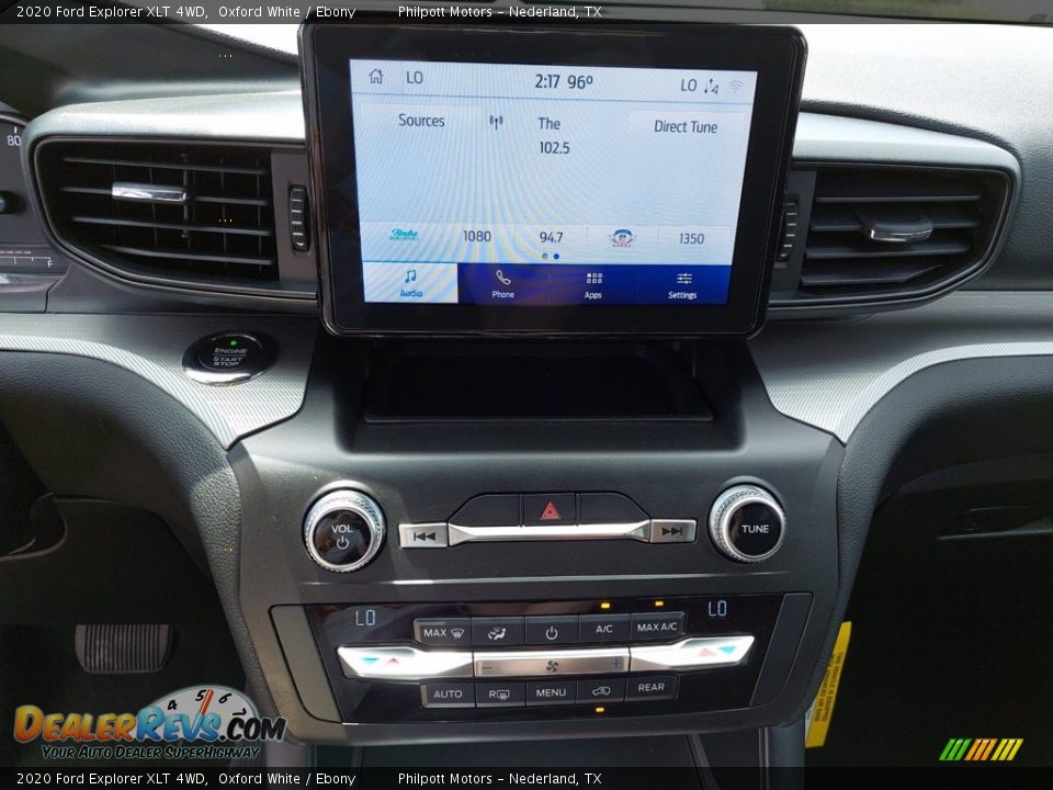 2020 Ford Explorer XLT 4WD Oxford White / Ebony Photo #16