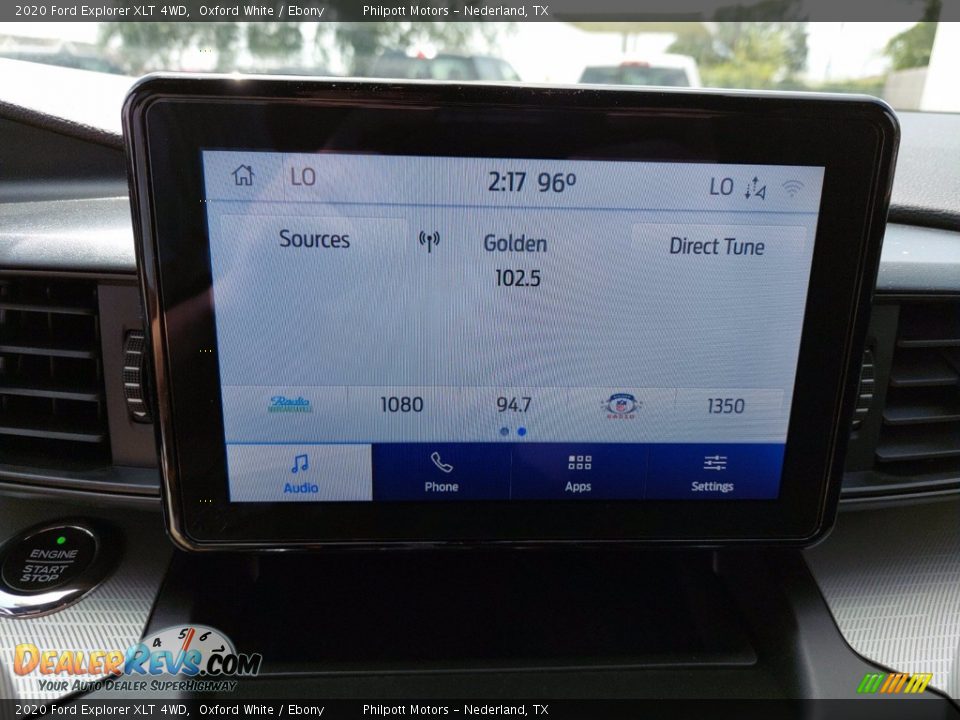 2020 Ford Explorer XLT 4WD Oxford White / Ebony Photo #17