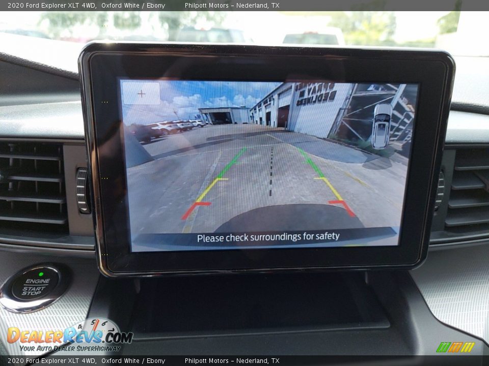 2020 Ford Explorer XLT 4WD Oxford White / Ebony Photo #18