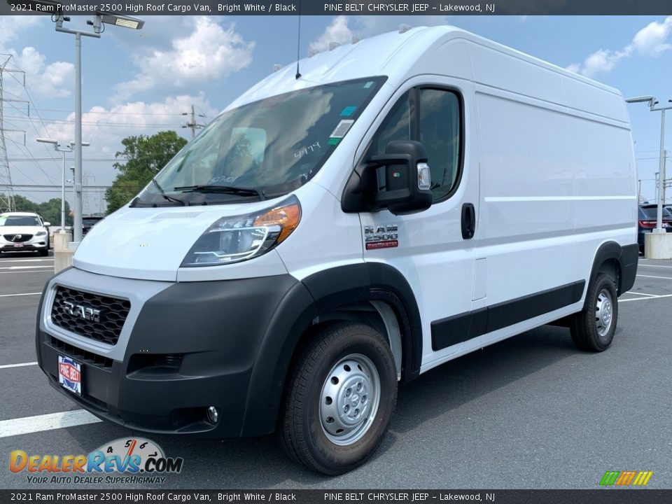 2021 Ram ProMaster 2500 High Roof Cargo Van Bright White / Black Photo #1