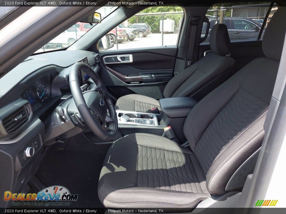 2020 Ford Explorer XLT 4WD Oxford White / Ebony Photo #21