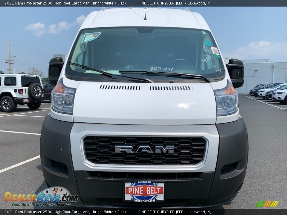 2021 Ram ProMaster 2500 High Roof Cargo Van Bright White / Black Photo #2