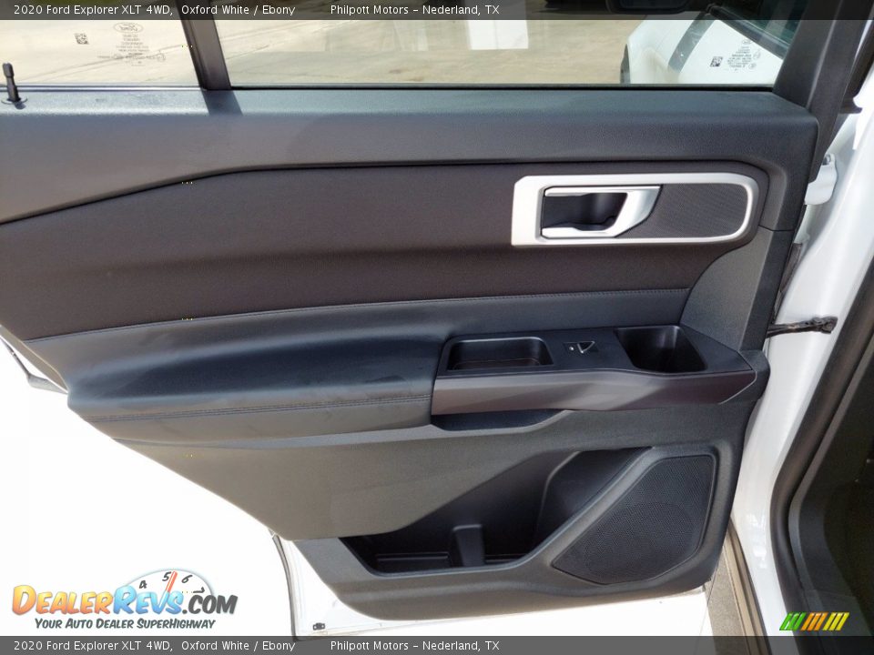 2020 Ford Explorer XLT 4WD Oxford White / Ebony Photo #22