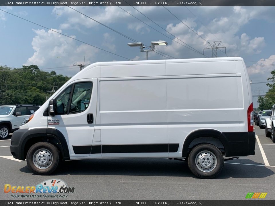 2021 Ram ProMaster 2500 High Roof Cargo Van Bright White / Black Photo #3