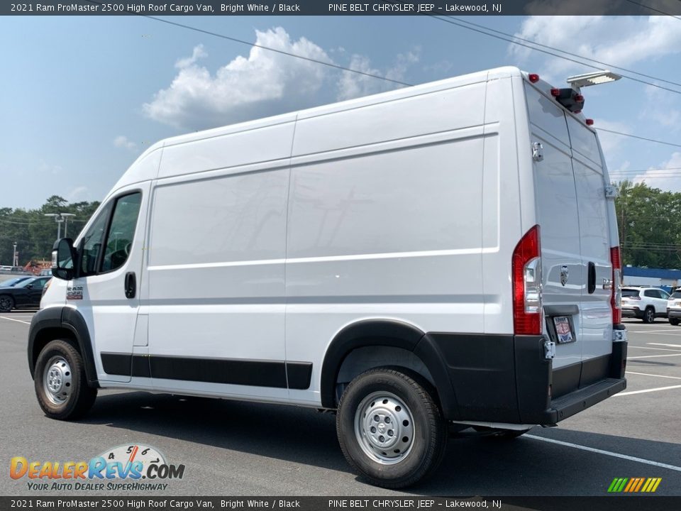 2021 Ram ProMaster 2500 High Roof Cargo Van Bright White / Black Photo #4