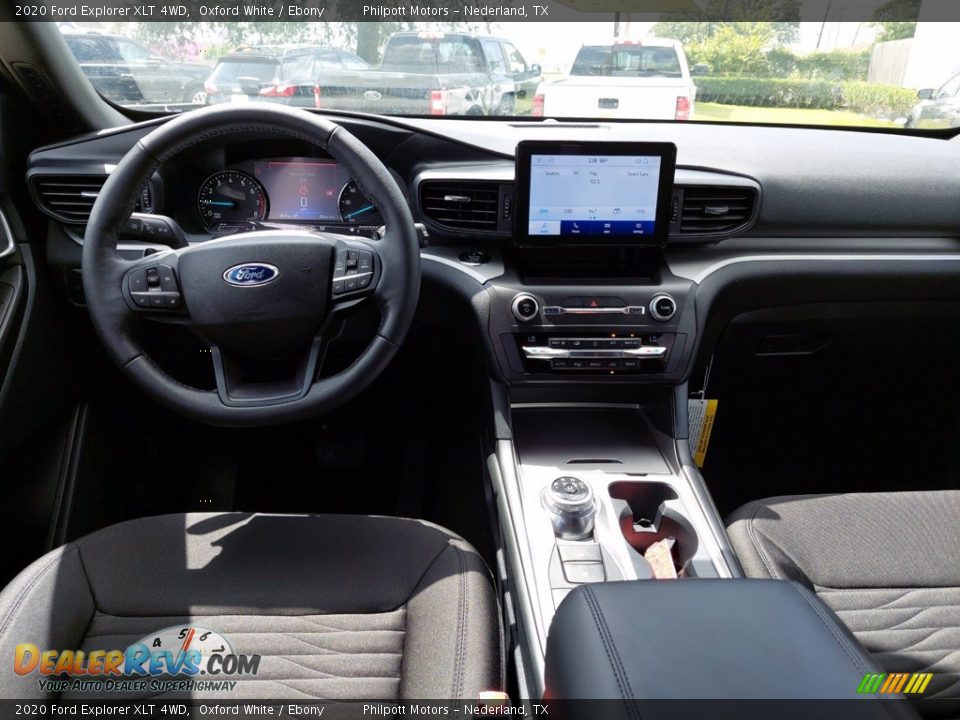 2020 Ford Explorer XLT 4WD Oxford White / Ebony Photo #24