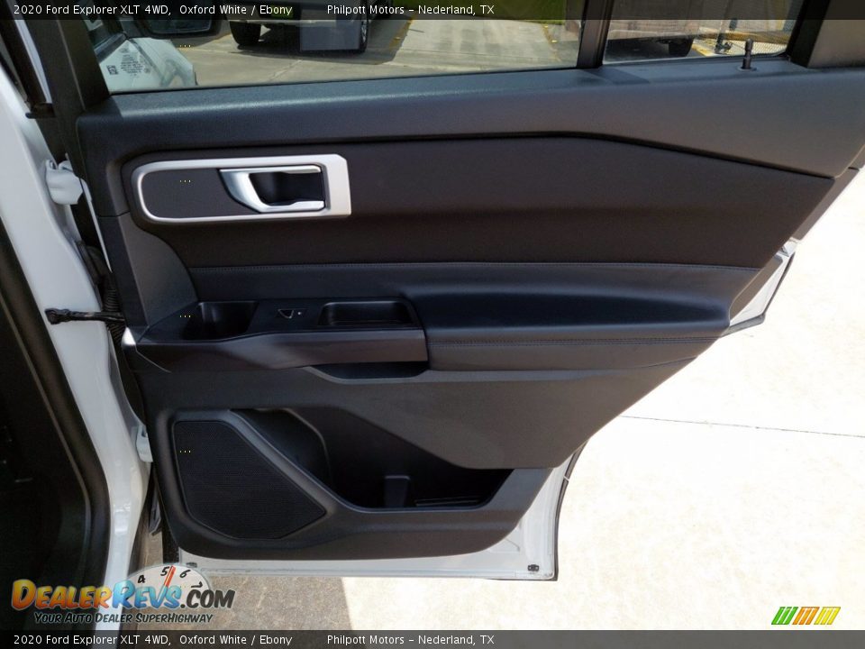 2020 Ford Explorer XLT 4WD Oxford White / Ebony Photo #27