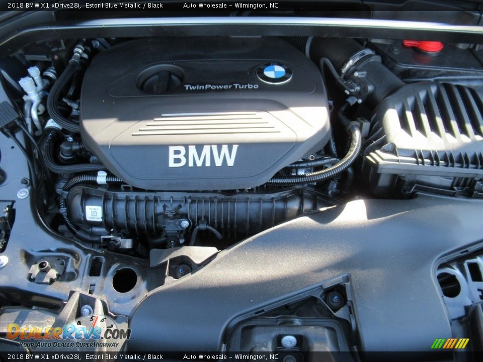 2018 BMW X1 xDrive28i Estoril Blue Metallic / Black Photo #6