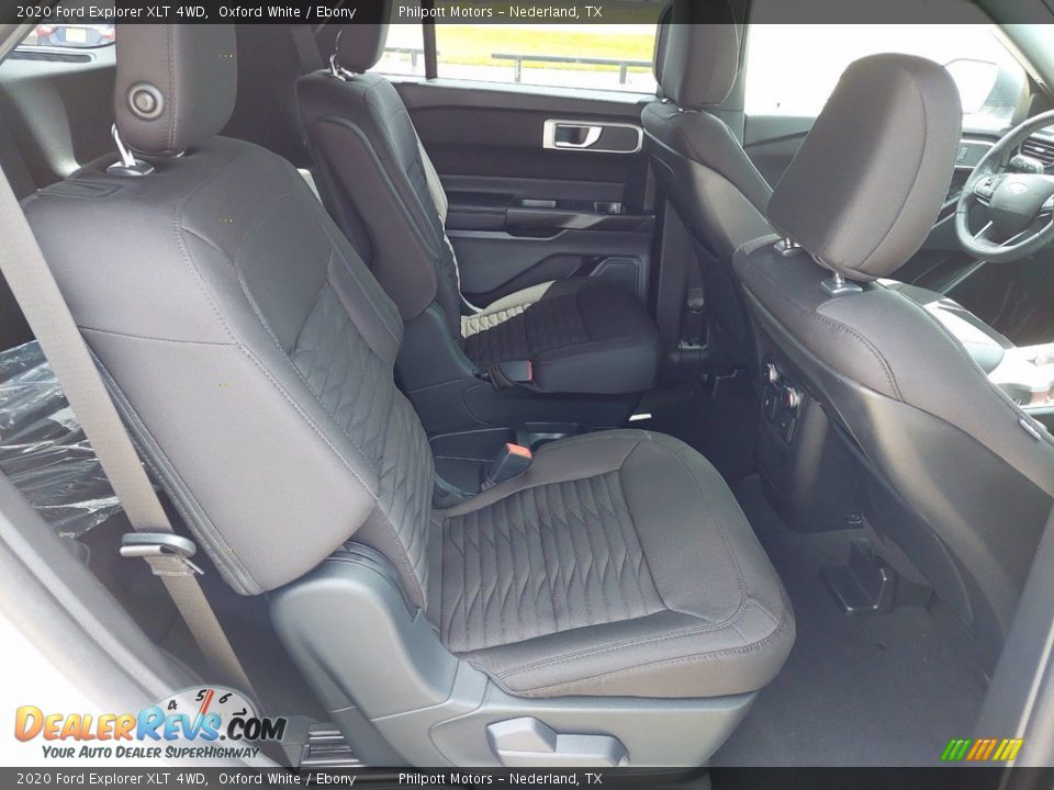 2020 Ford Explorer XLT 4WD Oxford White / Ebony Photo #28
