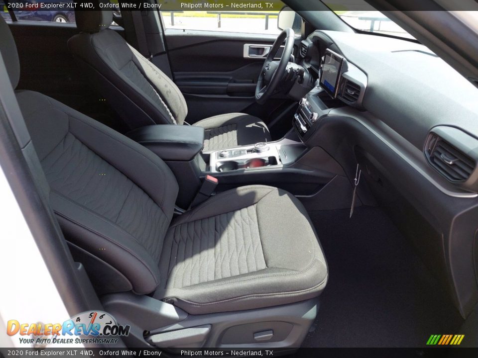 2020 Ford Explorer XLT 4WD Oxford White / Ebony Photo #30