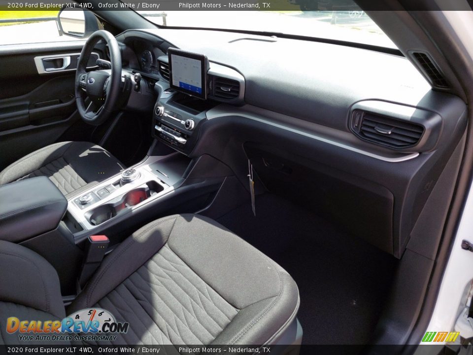 2020 Ford Explorer XLT 4WD Oxford White / Ebony Photo #31