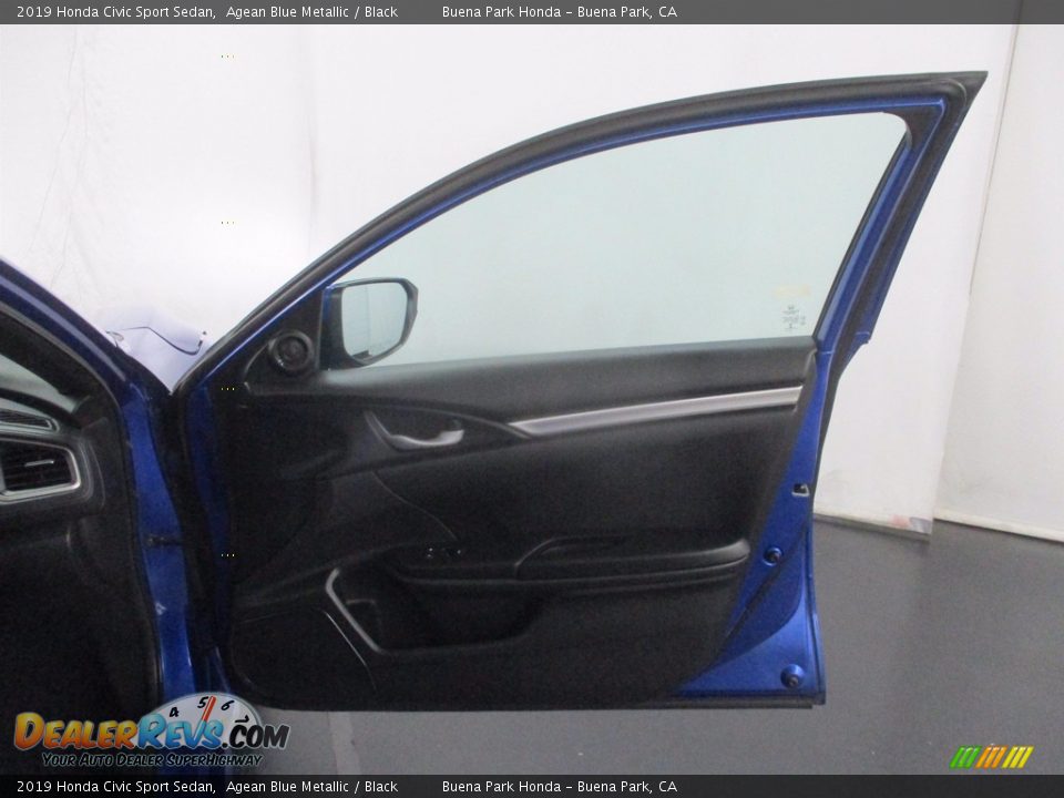 2019 Honda Civic Sport Sedan Agean Blue Metallic / Black Photo #32