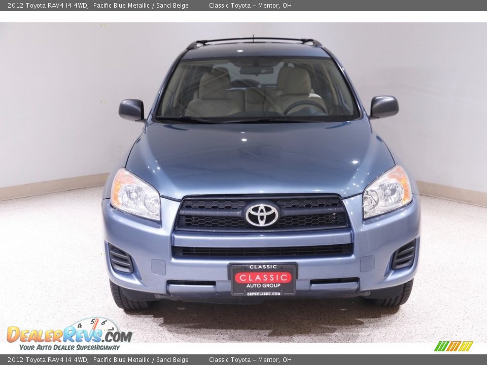 2012 Toyota RAV4 I4 4WD Pacific Blue Metallic / Sand Beige Photo #2