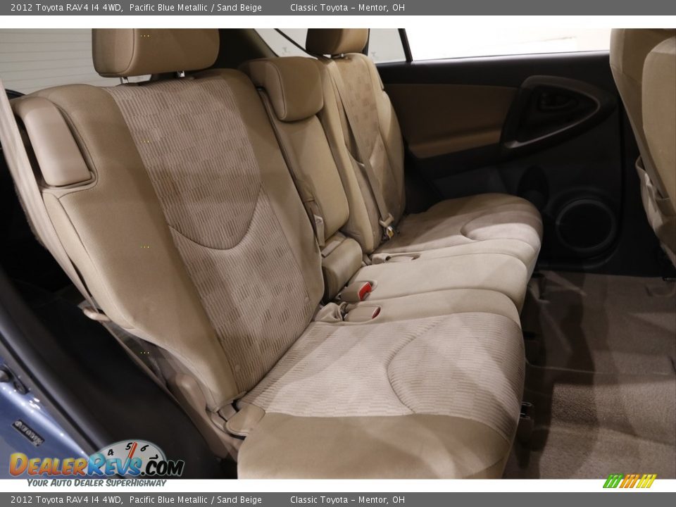 2012 Toyota RAV4 I4 4WD Pacific Blue Metallic / Sand Beige Photo #13