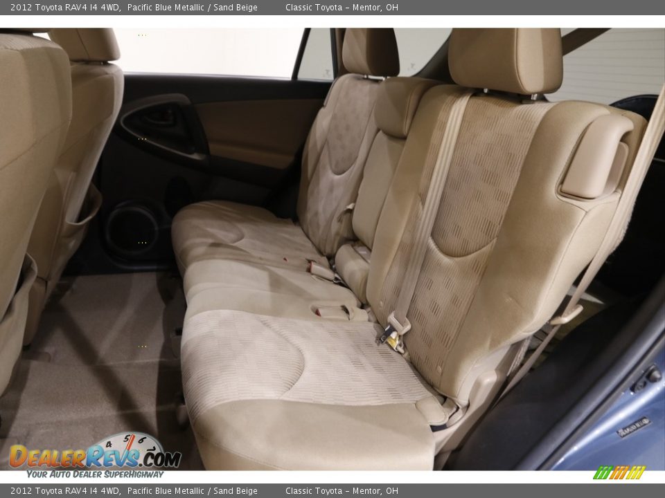 2012 Toyota RAV4 I4 4WD Pacific Blue Metallic / Sand Beige Photo #14
