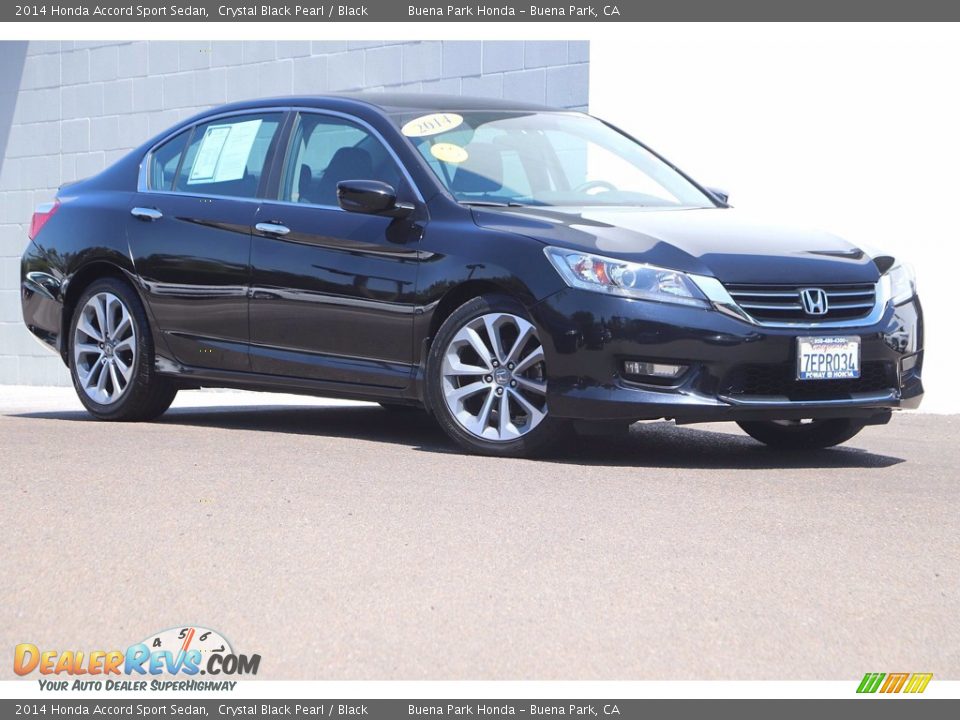2014 Honda Accord Sport Sedan Crystal Black Pearl / Black Photo #2