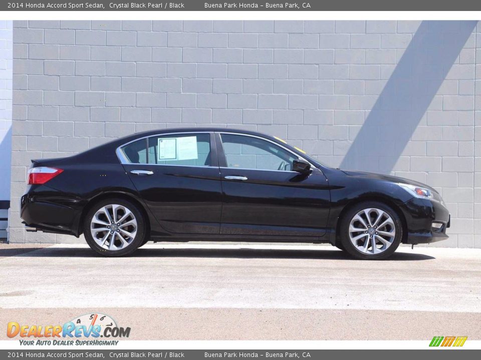 2014 Honda Accord Sport Sedan Crystal Black Pearl / Black Photo #4