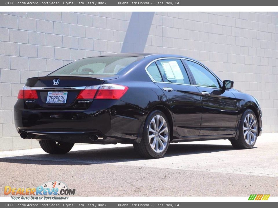 2014 Honda Accord Sport Sedan Crystal Black Pearl / Black Photo #5