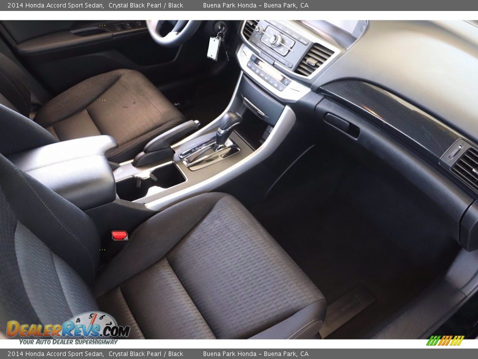 2014 Honda Accord Sport Sedan Crystal Black Pearl / Black Photo #7