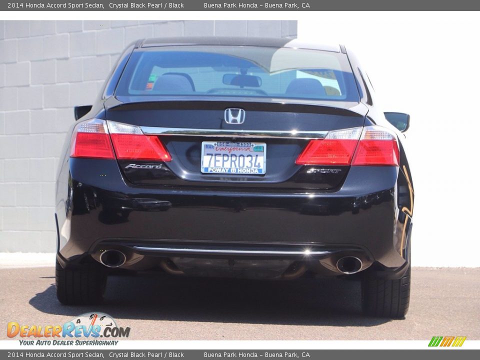 2014 Honda Accord Sport Sedan Crystal Black Pearl / Black Photo #8