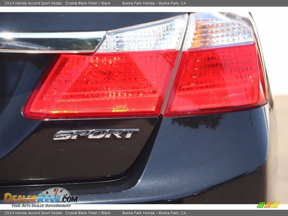 2014 Honda Accord Sport Sedan Crystal Black Pearl / Black Photo #9