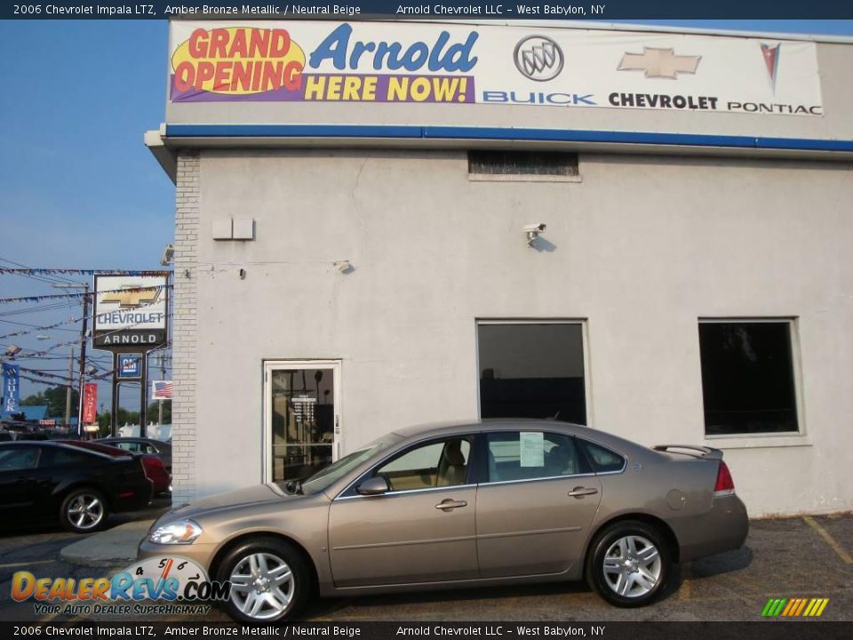 2006 Chevrolet Impala LTZ Amber Bronze Metallic / Neutral Beige Photo #3