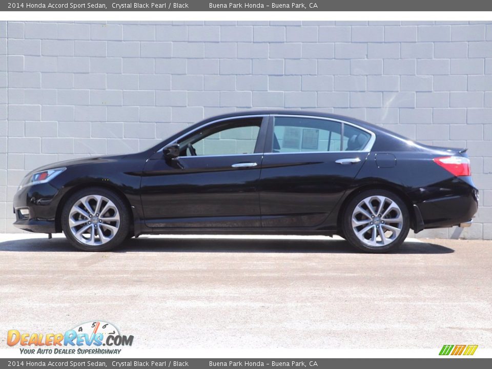 2014 Honda Accord Sport Sedan Crystal Black Pearl / Black Photo #12