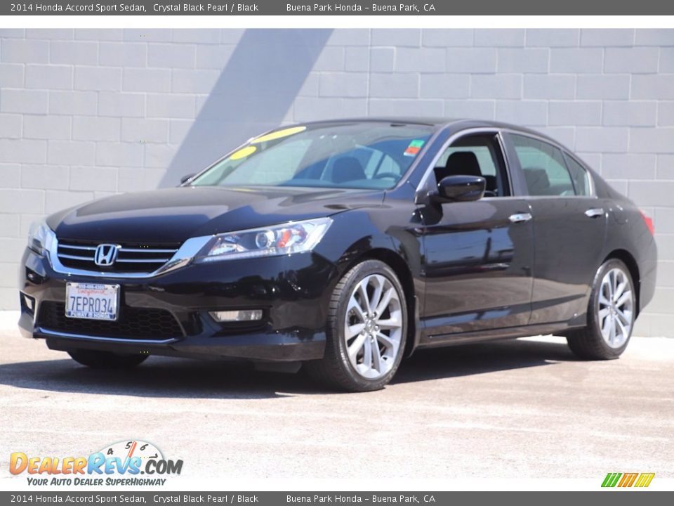 2014 Honda Accord Sport Sedan Crystal Black Pearl / Black Photo #14