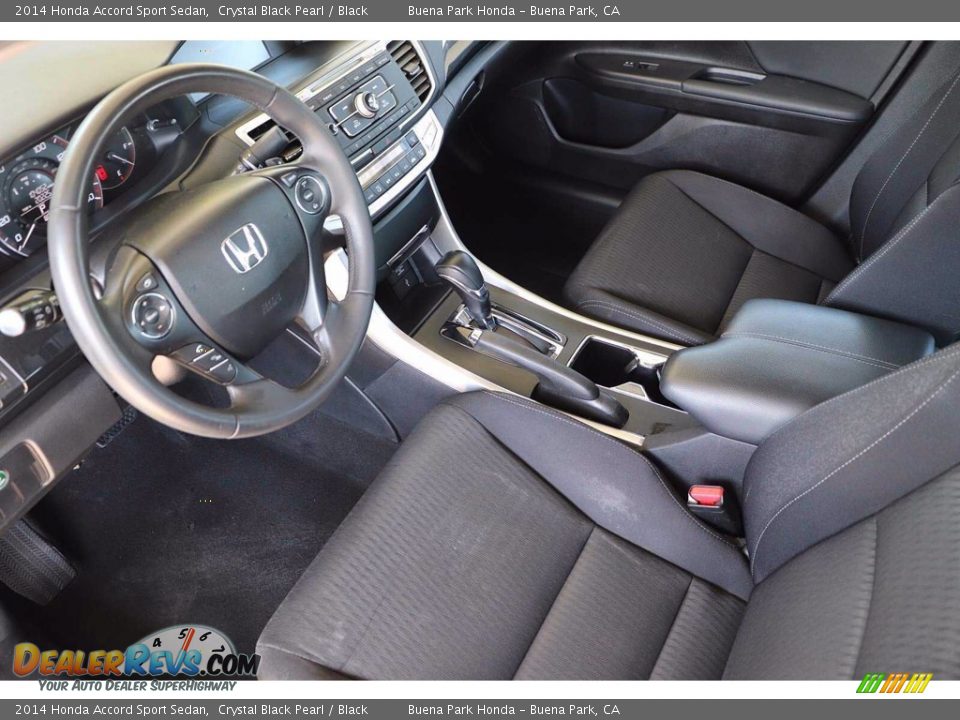 2014 Honda Accord Sport Sedan Crystal Black Pearl / Black Photo #15