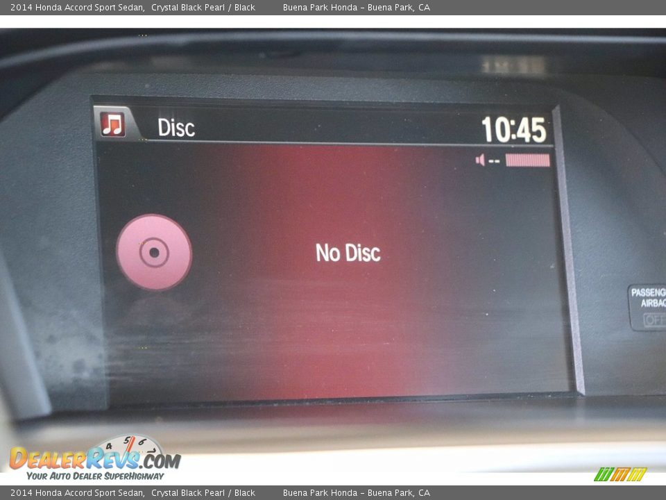 2014 Honda Accord Sport Sedan Crystal Black Pearl / Black Photo #22