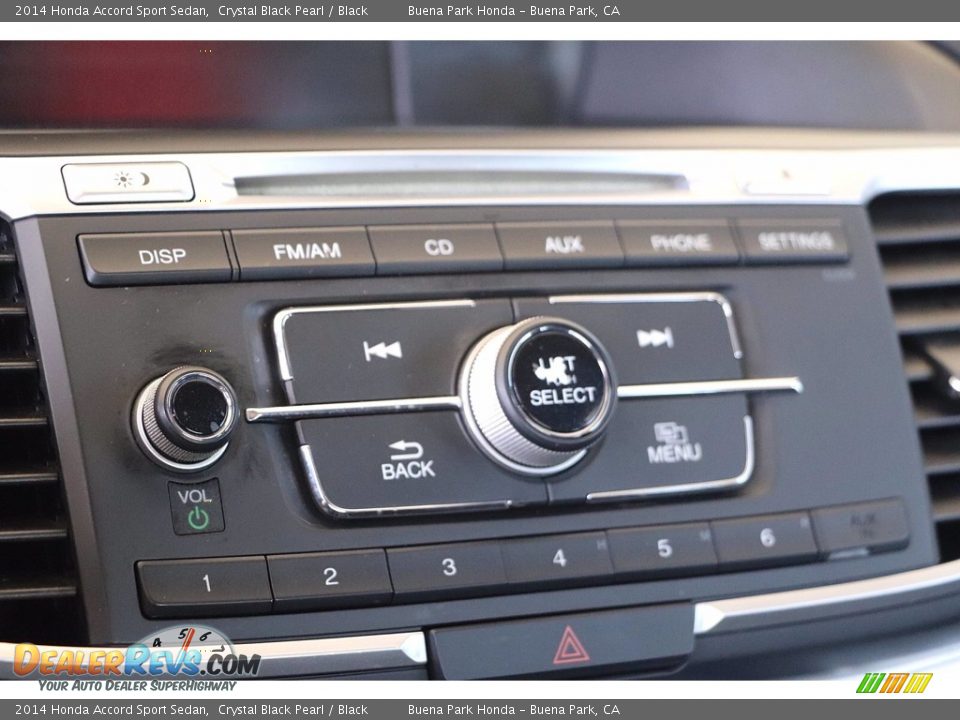 2014 Honda Accord Sport Sedan Crystal Black Pearl / Black Photo #23