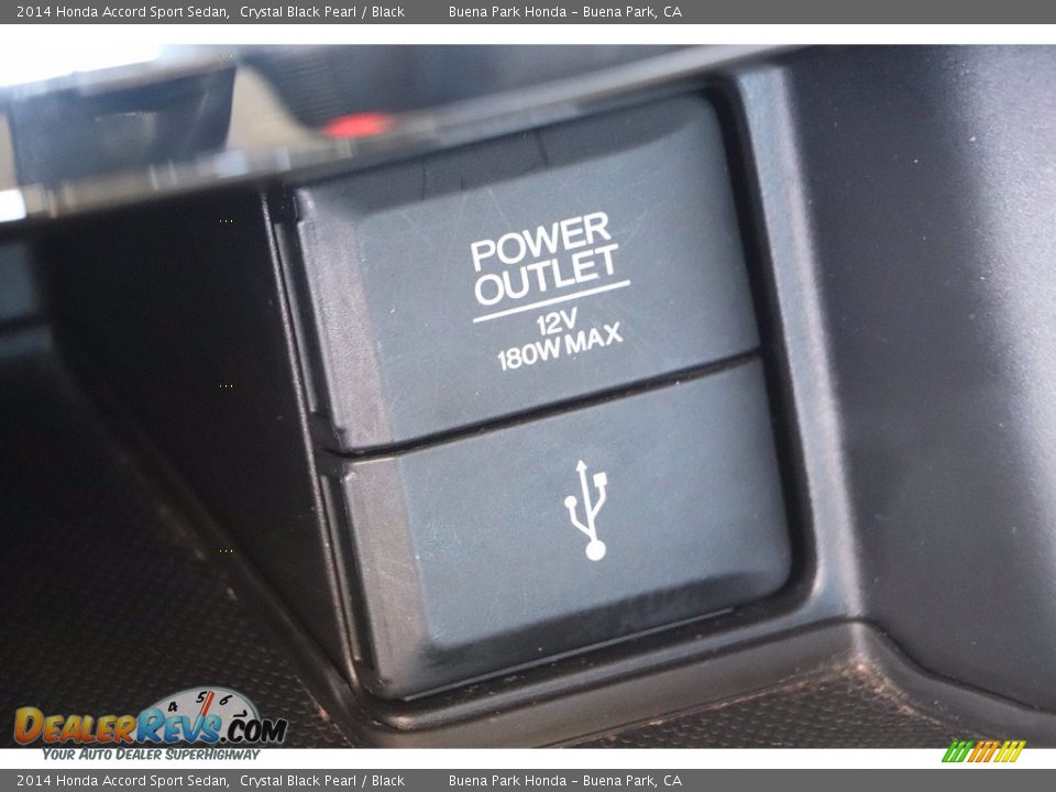 2014 Honda Accord Sport Sedan Crystal Black Pearl / Black Photo #25